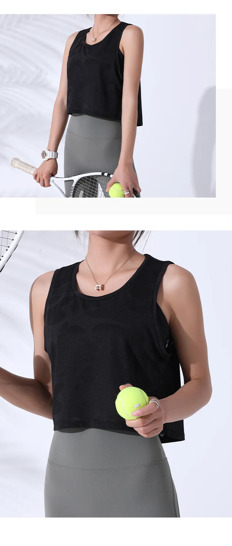 Women’s Camouflage Running Vest – Breathable Crop Top