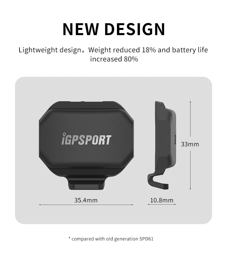 IGPSPORT SPD70 CAD70 Dual-Mode Bike Speed & Cadence Sensor