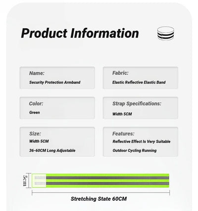 High-Visibility Reflective Safety Tape Bands