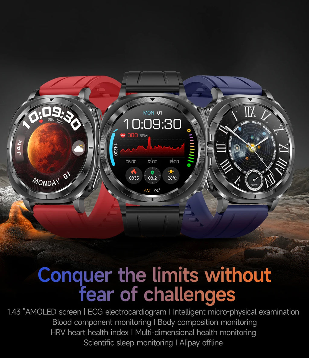 Xiaomi 2025 Health Smartwatch with ECG+PPG & Body Analysis