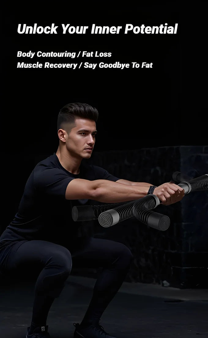 Strength Training Bar – Arm Expander & Muscle Trainer with Ergonomic Grip