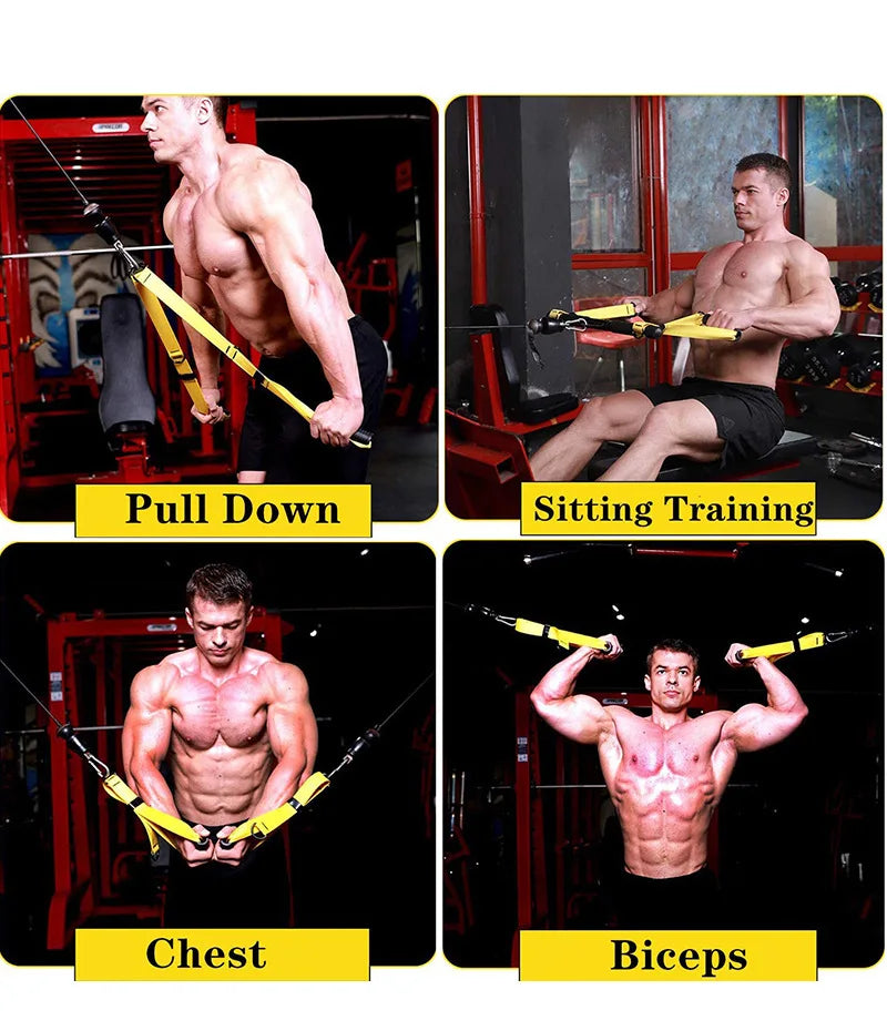 Triceps Rope Cable Attachment for Gym & Fitness