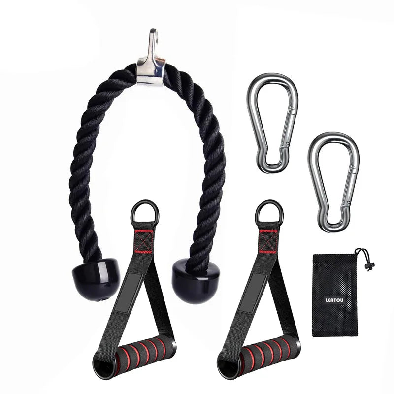 Triceps Rope Cable Attachment for Gym & Fitness