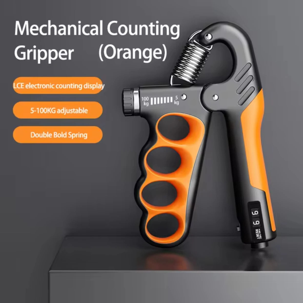 Adjustable Hand Grip Strengthener 5–100kg for Wrist & Forearm Training