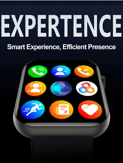 2025 Smartwatch 1.9" HD – Bluetooth Call, Heart Rate, Waterproof Fitness Watch