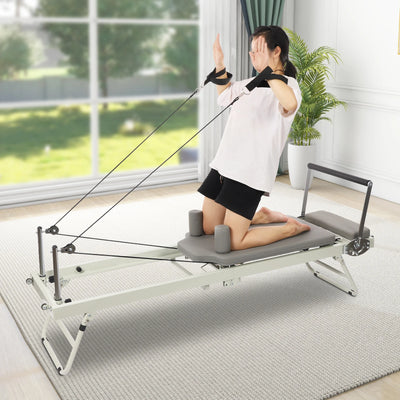 Foldable Steel Pilates Reformer Machine for Home & Office