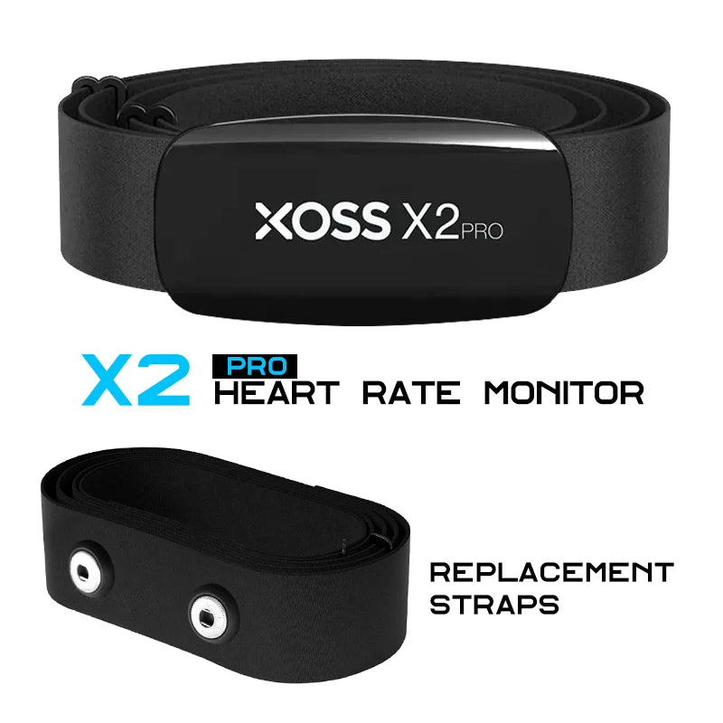 XOSS X2 Pro Heart Rate Monitor Sensor Rechargeable