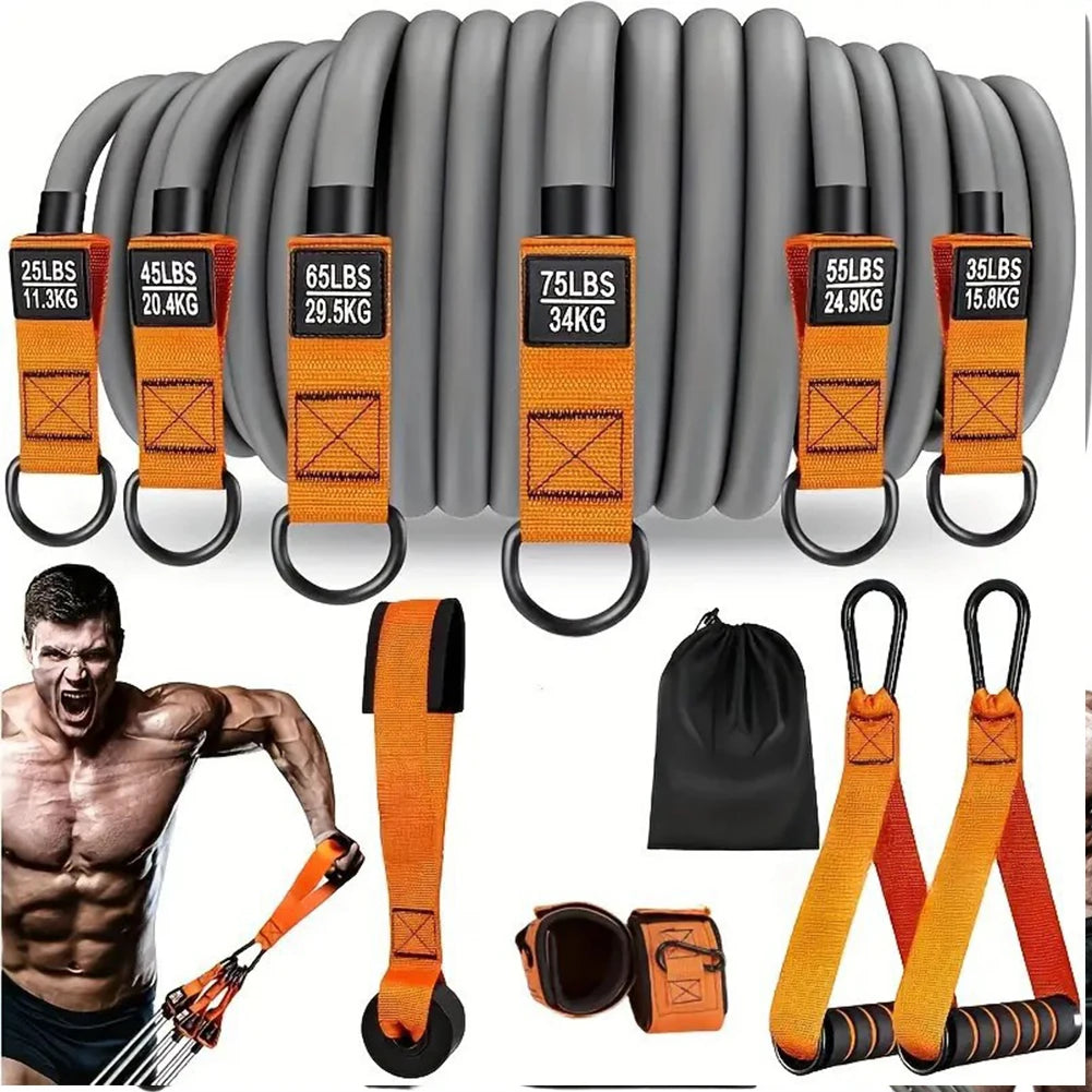 Heavy Duty Resistance Bands Set with Handles
