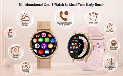 Men’s Smartwatch Y22 – Custom Dial, Fitness Tracker, Heart Rate Monitor