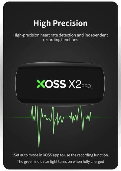 XOSS X2 Pro Heart Rate Monitor Sensor Rechargeable