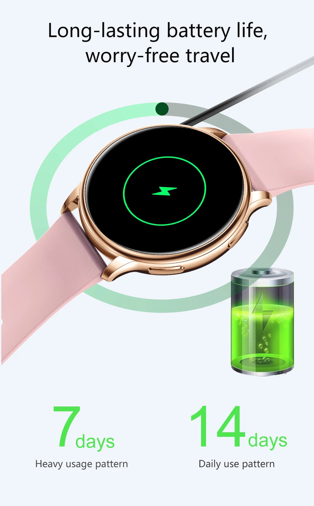 Men’s Smartwatch Y22 – Custom Dial, Fitness Tracker, Heart Rate Monitor