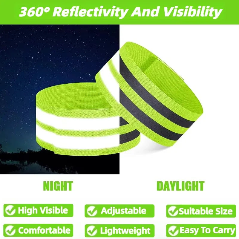 High-Visibility Reflective Safety Tape Bands