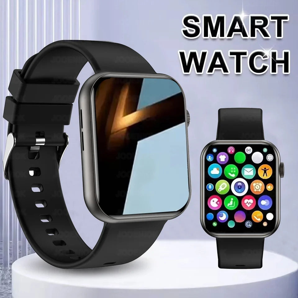 2025 Smartwatch 1.9" HD – Bluetooth Call, Heart Rate, Waterproof Fitness Watch