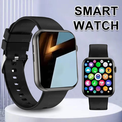 2025 Smartwatch 1.9" HD – Bluetooth Call, Heart Rate, Waterproof Fitness Watch