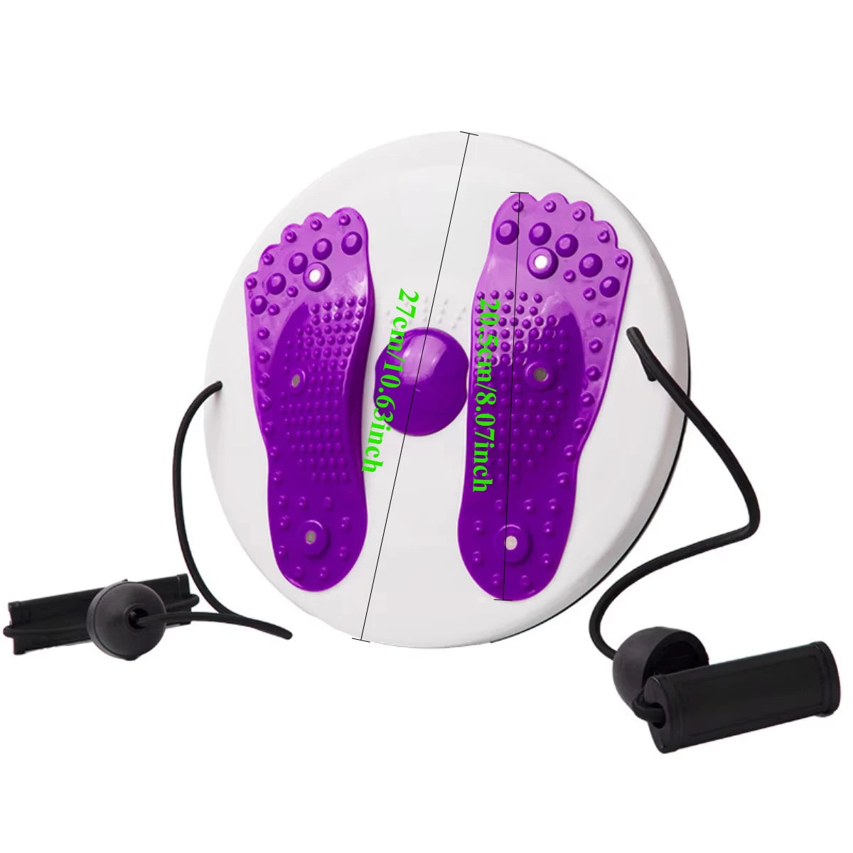 Waist Twisting Disc with Foot Massage & Magnetic Tension