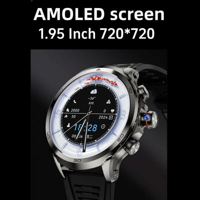 H19 Smartwatch Android 10.0 with 190° Camera & 1.95" AMOLED