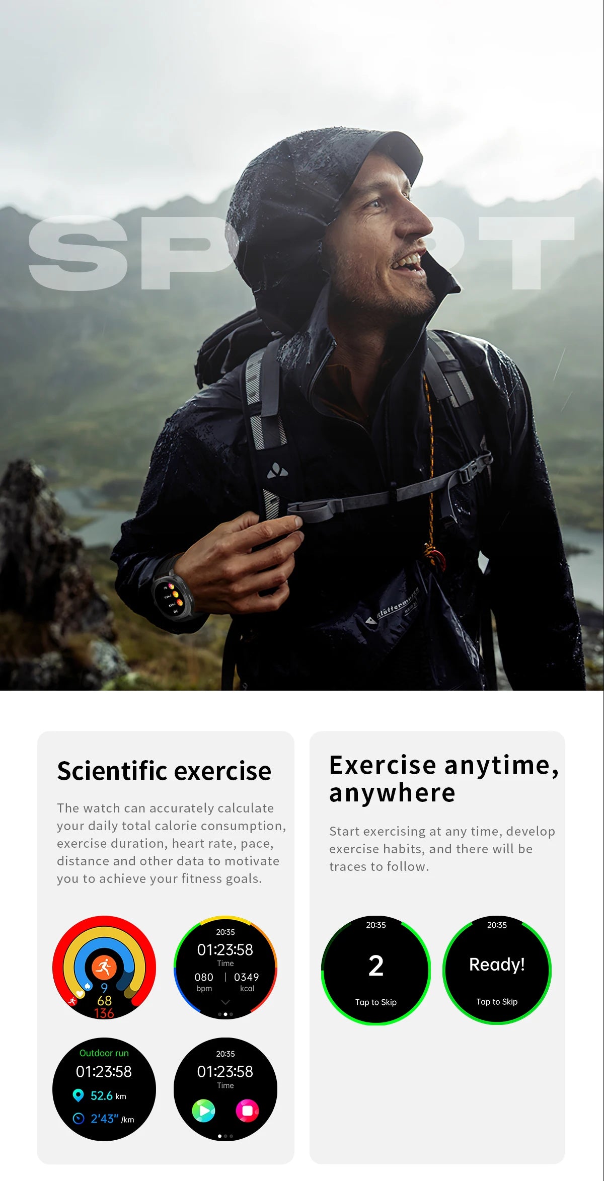 Xiaomi 2025 Health Smartwatch with ECG+PPG & Body Analysis