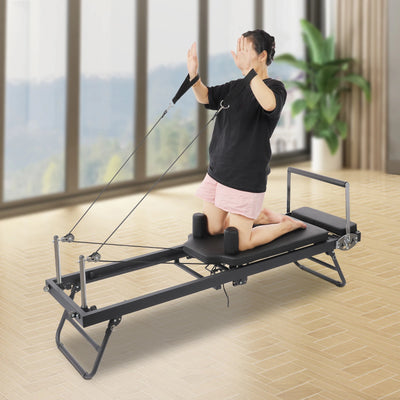 Foldable Steel Pilates Reformer Machine for Home & Office