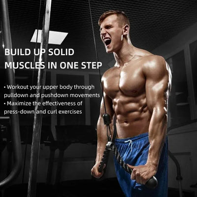 Triceps Rope Cable Attachment for Gym & Fitness