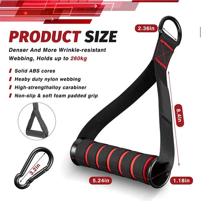 Triceps Rope Cable Attachment for Gym & Fitness