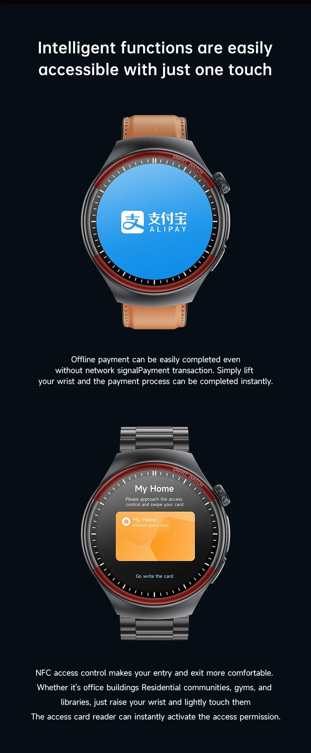 2025 Nursing Health Smartwatch with Laser Blood Pressure Monitor