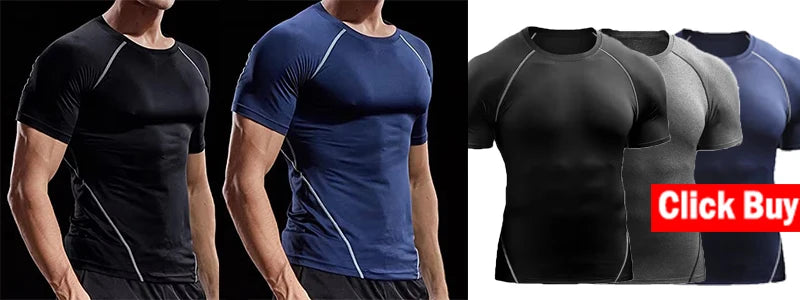 Men’s Quick-Dry Running T-Shirt – Summer Sports Tee