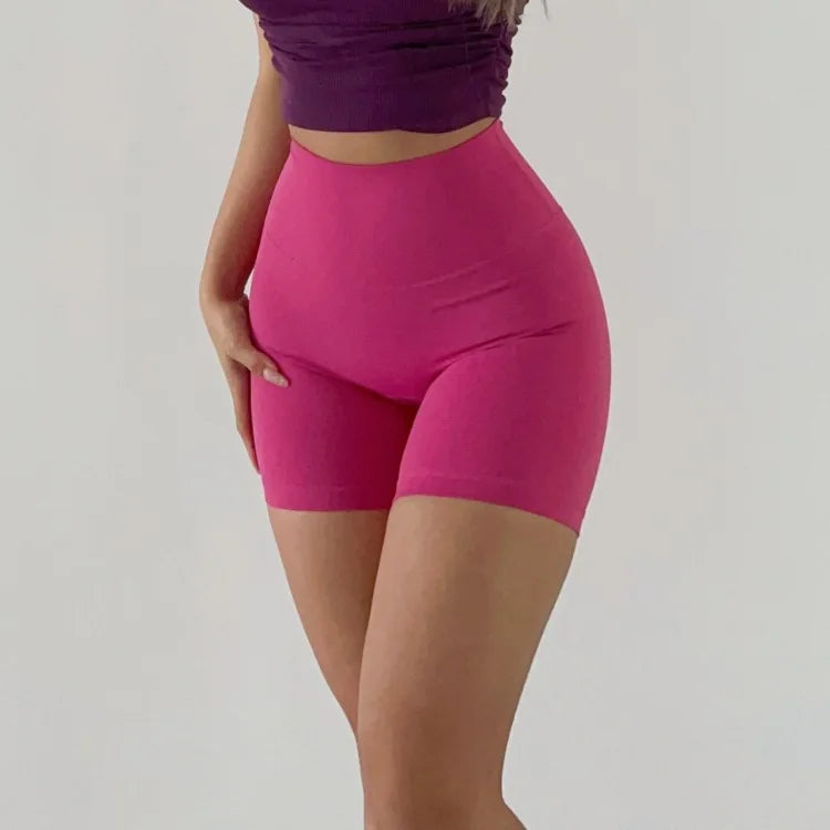 GymHUB High-Waist Hip Lifting Yoga Shorts for Women