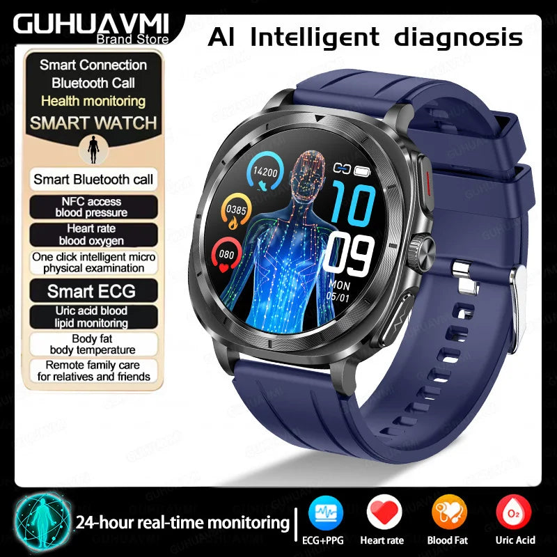 Xiaomi 2025 Health Smartwatch with ECG+PPG & Body Analysis