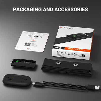 COOSPO H9Z Rechargeable Heart Rate Monitor Chest Strap