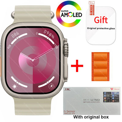 HK11 Ultra 3 Smartwatch 2025 49mm AMOLED NFC