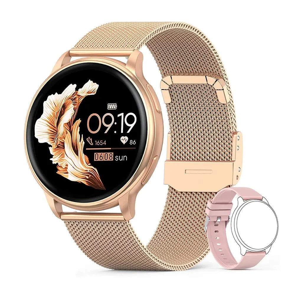 Men’s Smartwatch Y22 – Custom Dial, Fitness Tracker, Heart Rate Monitor