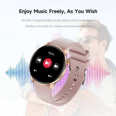 Ultra-thin Luxury Smartwatch Woman GPS Motion Trajectory Bluetooth Call Health Dynamic Island Waterproof Smart Watch Android IOS