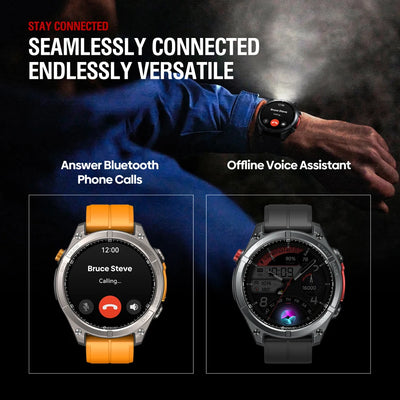 Zeblaze Stratos 4 GPS Smartwatch 1.43" AMOLED