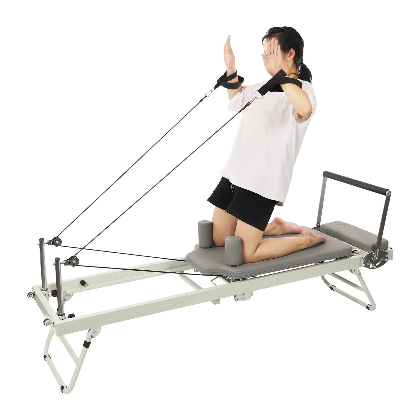 Foldable Steel Pilates Reformer Machine for Home & Office