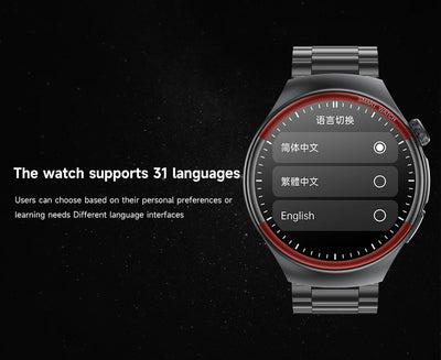 2025 Nursing Health Smartwatch with Laser Blood Pressure Monitor