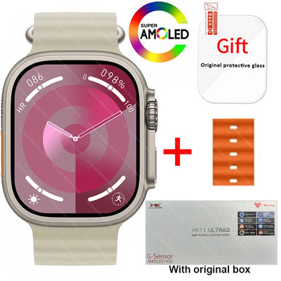 HK11 Ultra 3 Smartwatch 2025 49mm AMOLED NFC