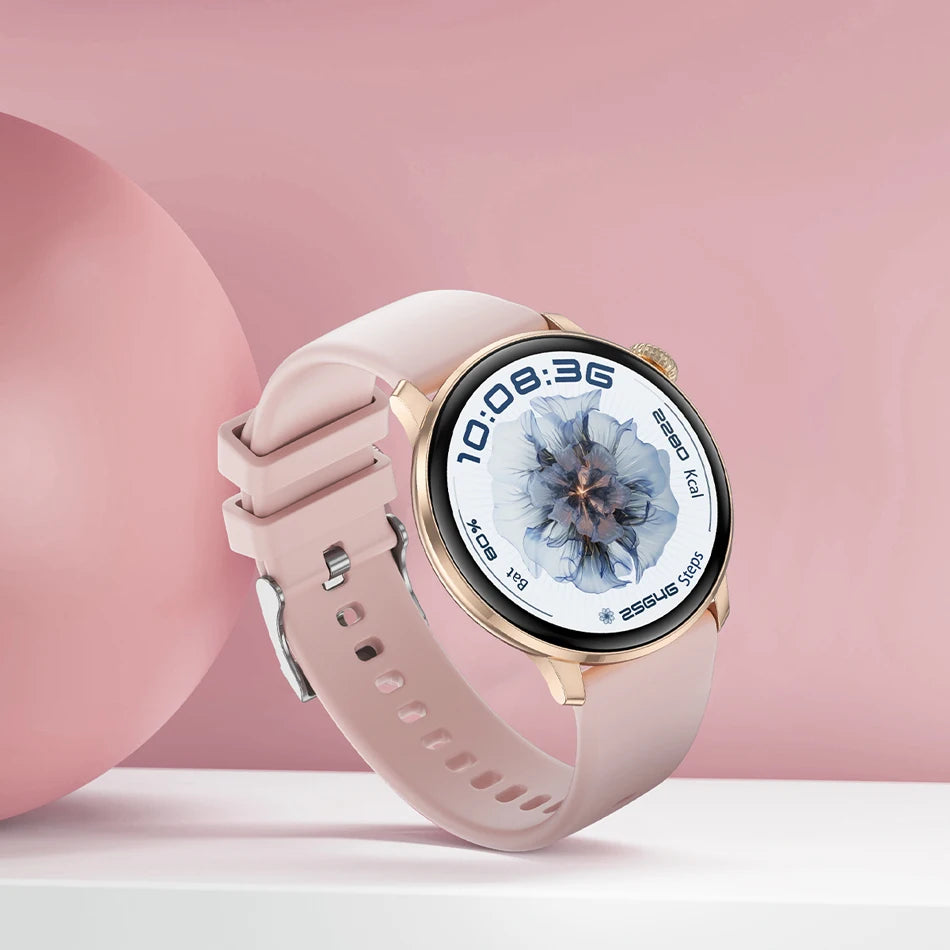 Ultra-thin Luxury Smartwatch Woman GPS Motion Trajectory Bluetooth Call Health Dynamic Island Waterproof Smart Watch Android IOS