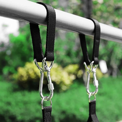 Heavy Duty Tree Swing Straps – 200kg Hanging Belt with Hook & Ring