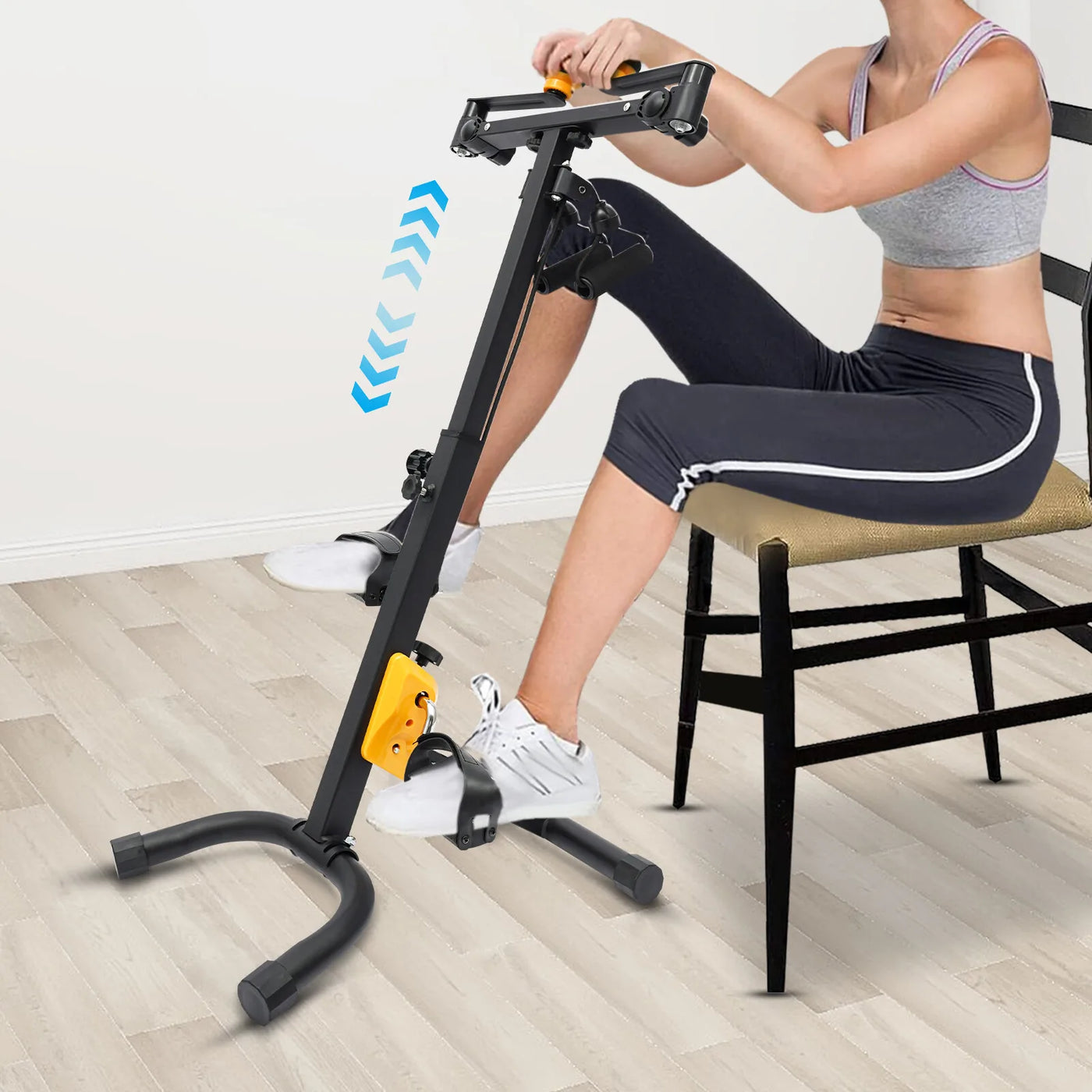 Foldable Pedal Exerciser Bike for Seniors – Home Rehab Fitness