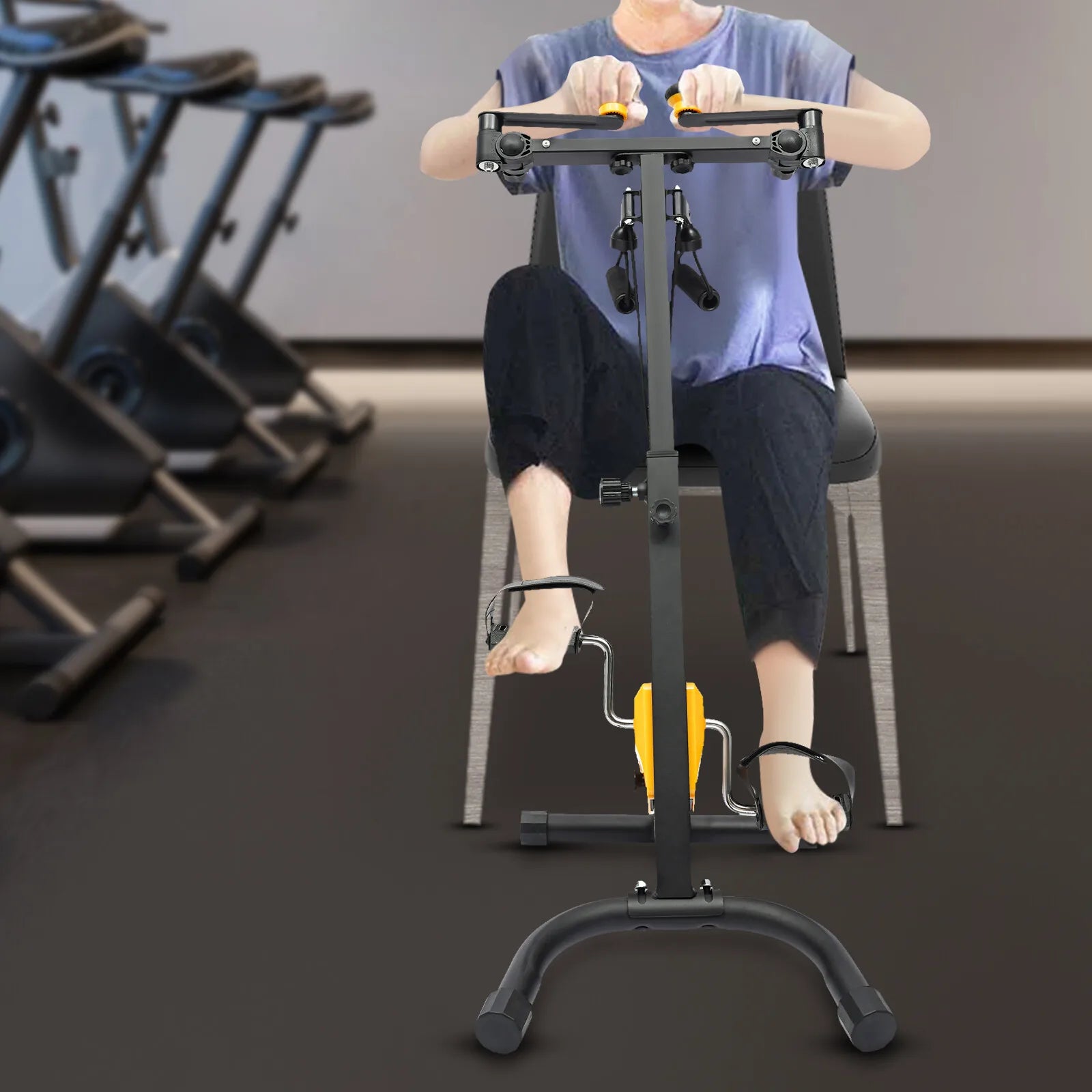 Foldable Pedal Exerciser Bike for Seniors – Home Rehab Fitness