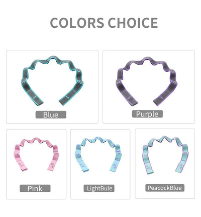 Elastic Yoga Stretching Strap with Loops for Yoga & Pilates