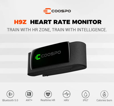 COOSPO H9Z Rechargeable Heart Rate Monitor Chest Strap