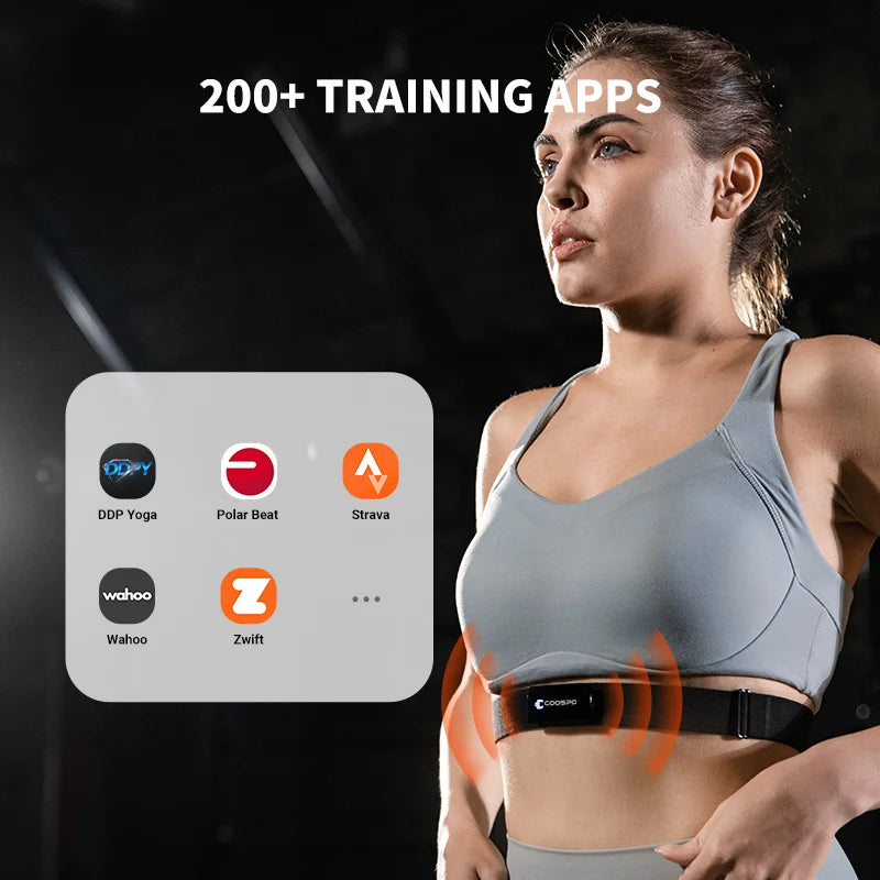 COOSPO H9Z Rechargeable Heart Rate Monitor Chest Strap