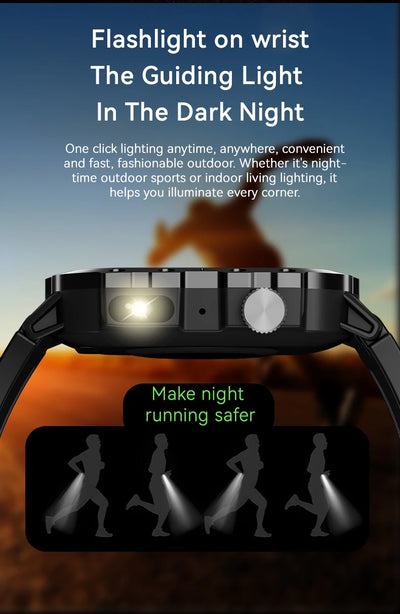 AXASFIT Smartwatch – 2.01" HD Screen with Bluetooth Call