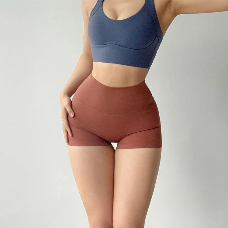 GymHUB High-Waist Hip Lifting Yoga Shorts for Women