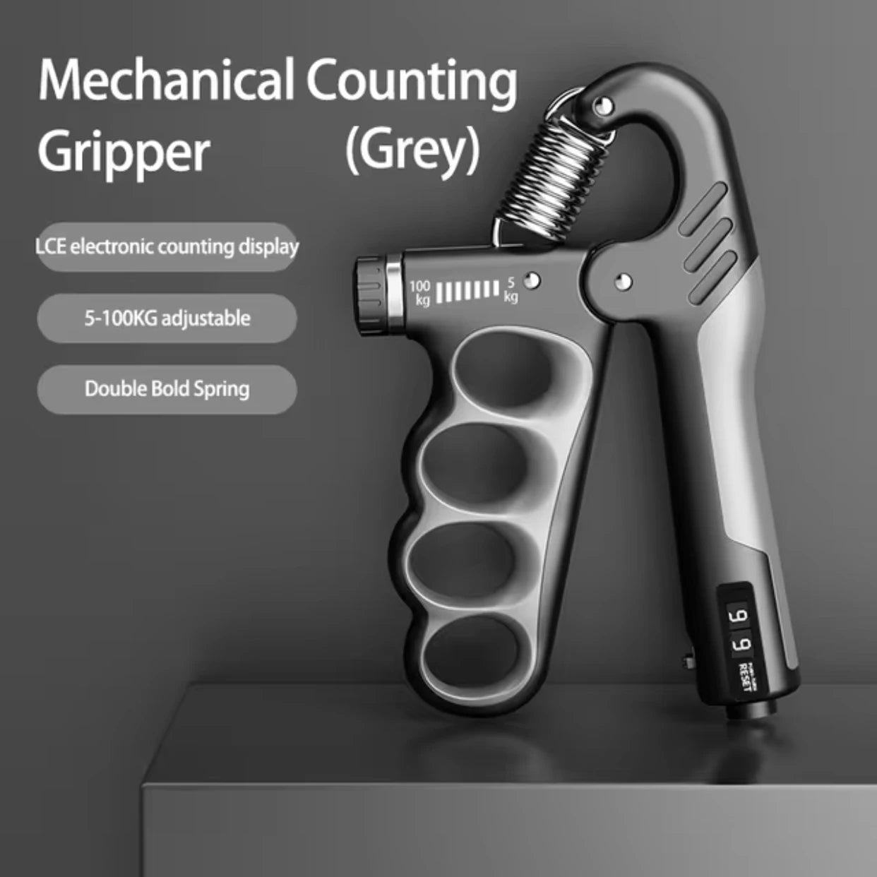 Adjustable Hand Grip Strengthener 5–100kg for Wrist & Forearm Training