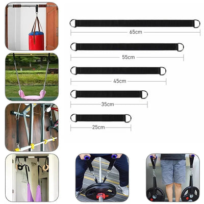 Heavy Duty Tree Swing Straps – 200kg Hanging Belt with Hook & Ring