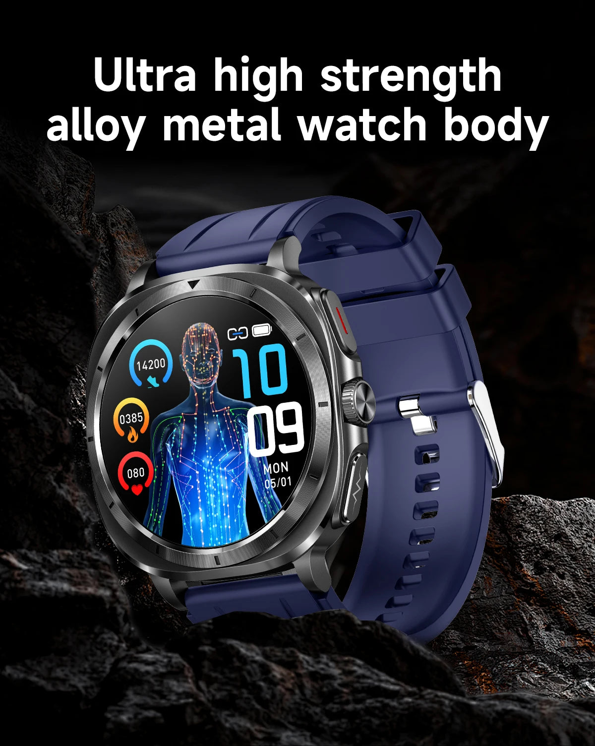 Xiaomi 2025 Health Smartwatch with ECG+PPG & Body Analysis