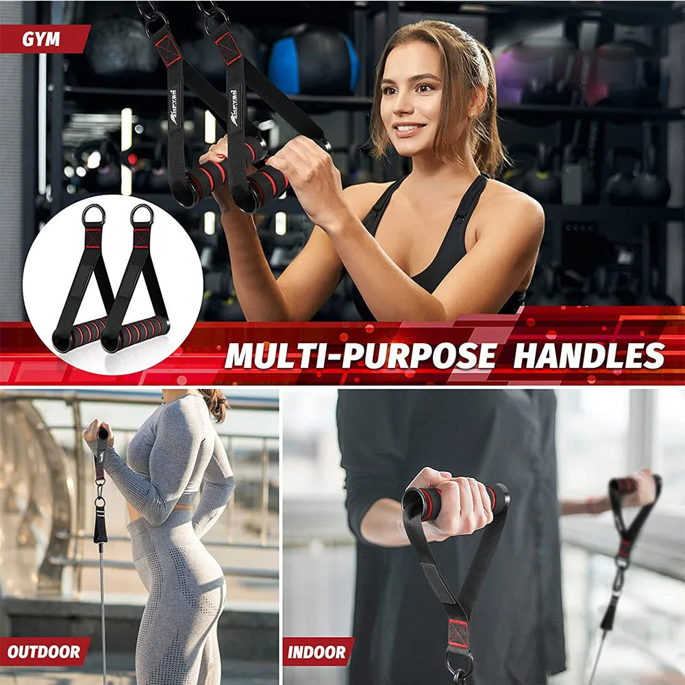 Triceps Rope Cable Attachment for Gym & Fitness