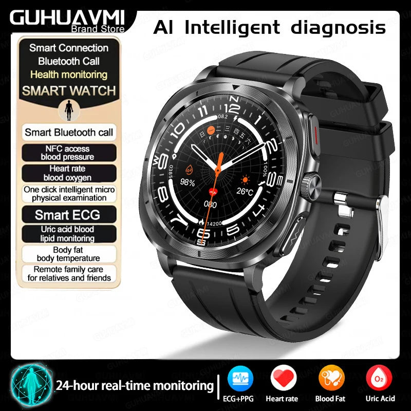 Xiaomi 2025 Health Smartwatch with ECG+PPG & Body Analysis